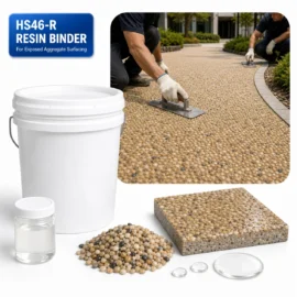 HS46-R Waterborne Binder for Resin-Bound Exposed Aggregate Coating