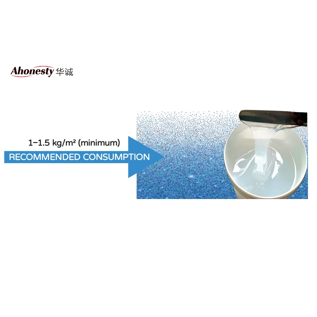 HS46-R Waterborne Binder for Resin-Bound Exposed Aggregate Coating - Image 2