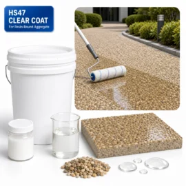 HS47 Waterborne Clear Coat for Resin-Bound Exposed Aggregate Coating