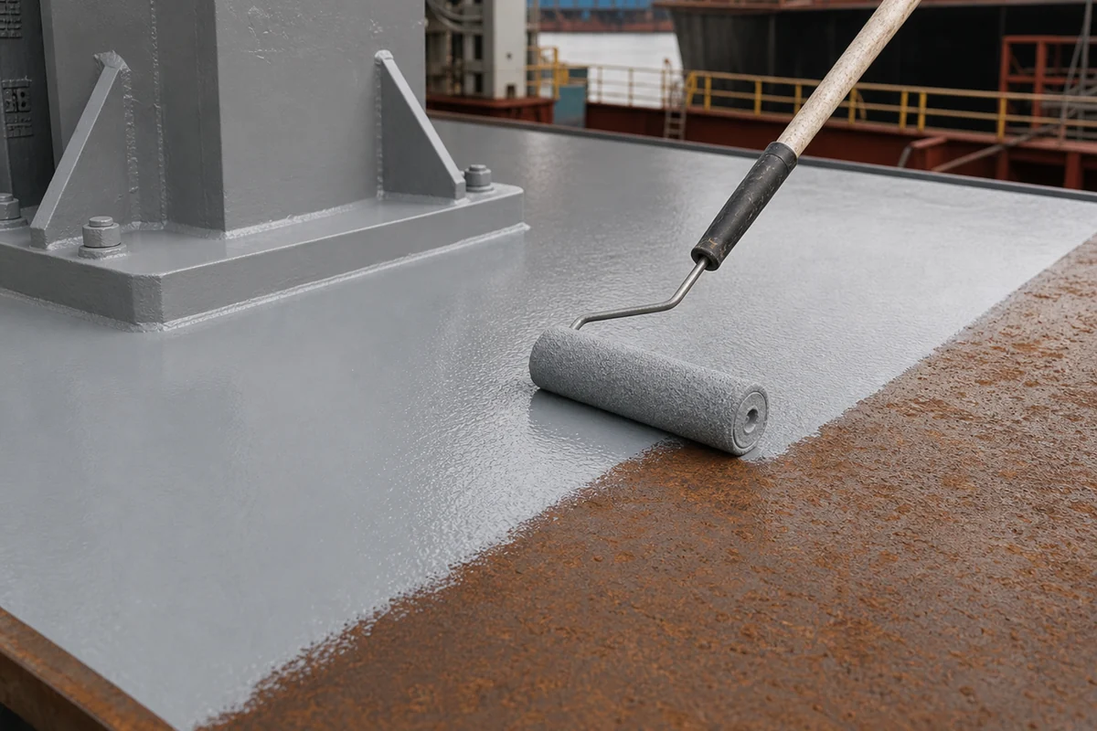 two component epoxy anti corrosive primer for steel protection