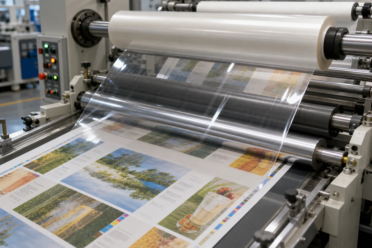 thermal lamination adhesive for BOPP film and printed packaging